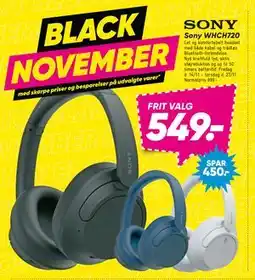Bilka Sony WHCH720, DKK 549 tilbud