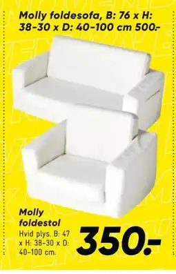 Bilka Molly foldestol tilbud
