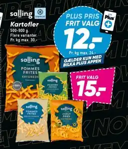 Bilka Kartofler, DKK 15, App-pris tilbud