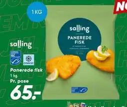Bilka Panerede fisk, DKK 65 tilbud