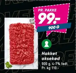 Bilka Hakket oksekød, DKK 99 tilbud