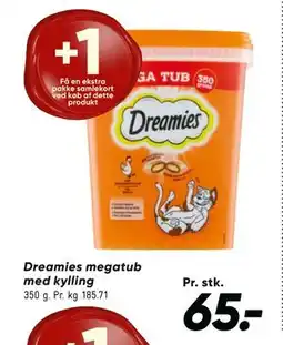 Bilka Dreamies megatub med kylling, DKK 65 tilbud