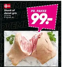 Bilka Skank af dansk gris, DKK 99 tilbud