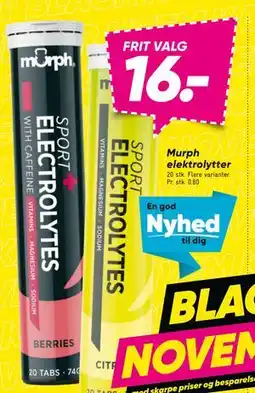 Bilka Murph elektrolytter, DKK 16 tilbud