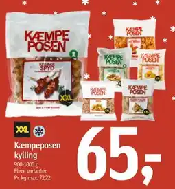 Føtex Kæmpeposen kylling, DKK 65 tilbud