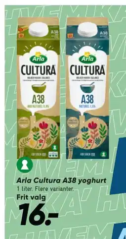 Bilka Arla Cultura A38 yoghurt, DKK 16 tilbud