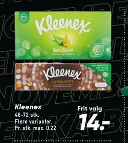 Bilka Kleenex, DKK 14 tilbud
