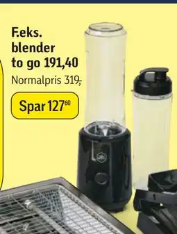 Føtex blender to go, DKK 191.4 tilbud