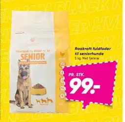 Bilka Raakraft fuldfoder til seniorhunde, DKK 99 tilbud