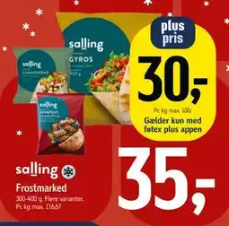 Føtex Frostmarked, DKK 35, App-pris tilbud