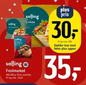 Føtex Frostmarked, DKK 35, App-pris tilbud