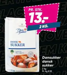 Bilka Dansukker dansk sukker, DKK 13 tilbud