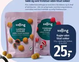 Føtex Kugler uden tilsat sukker., DKK 25 tilbud