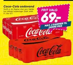 Bilka Coca-Cola sodavand, DKK 69 tilbud