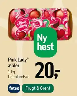 Føtex Pink Lady æbler, DKK 20 tilbud