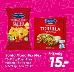 Bilka Santa Maria Tex Mex, DKK 15 tilbud