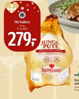 Føtex Hel kalkun, DKK 279 tilbud