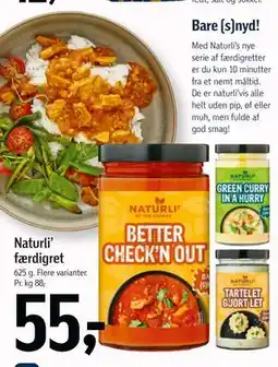Føtex Naturli’ færdigret, DKK 55 tilbud