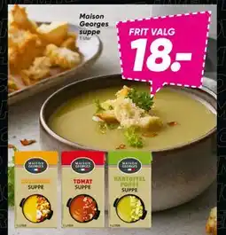 Bilka Maison Georges suppe, DKK 18 tilbud