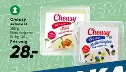 Bilka Cheasy skiveost, DKK 28 tilbud