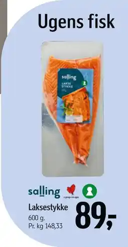Føtex Laksestykke, DKK 89 tilbud