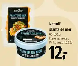 Føtex Naturli’ plante de mer, DKK 12 tilbud