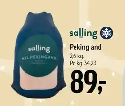 Føtex Peking and, DKK 89 tilbud