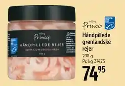 Føtex Håndpillede grønlandske rejer, DKK 74.95 tilbud