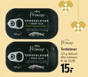 Føtex Torskelever, DKK 15 tilbud