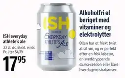 Føtex ISH everyday athlete’s ale, DKK 17.95 tilbud