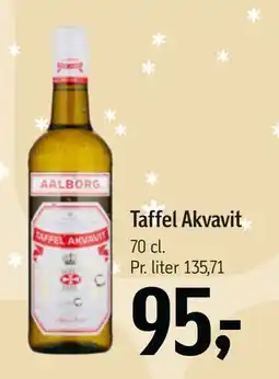 Føtex Taffel Akvavit, DKK 95 tilbud