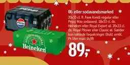 Føtex Øl- eller sodavandsmarked, DKK 89 tilbud