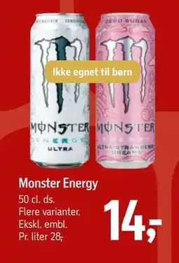 Føtex Monster Energy, DKK 14 tilbud