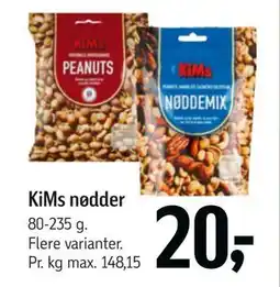 Føtex KiMs nødder, DKK 20 tilbud