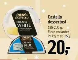Føtex Castello dessertost, DKK 20 tilbud