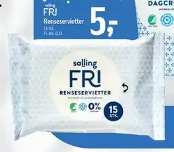 Føtex Renseservietter, DKK 5 tilbud