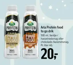 Føtex Arla Protein food to go drik, DKK 20 tilbud