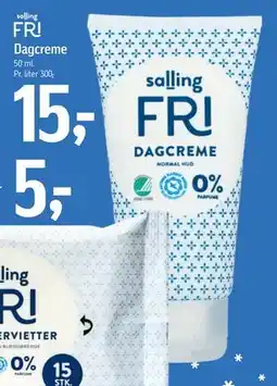 Føtex Dagcreme, DKK 15 tilbud