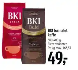 Føtex BKI formalet kaffe, DKK 49 tilbud