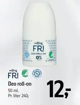 Føtex Deo roll-on, DKK 12 tilbud