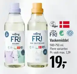 Føtex Vaskemiddel, DKK 19 tilbud