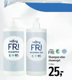 Føtex Shampoo eller showergel, DKK 25 tilbud