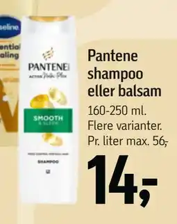 Føtex Pantene shampoo eller balsam, DKK 14 tilbud