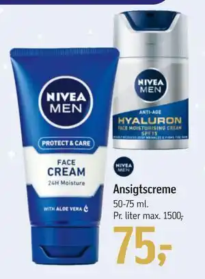 Føtex Ansigtscreme, DKK 75 tilbud
