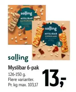 Føtex Myslibar 6-pak, DKK 13 tilbud