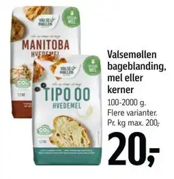 Føtex Valsemøllen bageblanding, mel eller kerner, DKK 20 tilbud