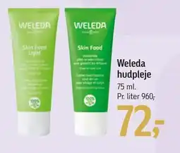 Føtex Weleda hudpleje, DKK 72 tilbud