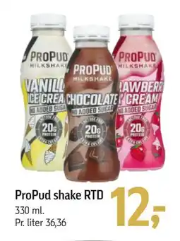 Føtex ProPud shake RTD, DKK 12 tilbud