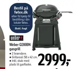 Føtex Weber Q2800N gasgrill, DKK 2999 tilbud