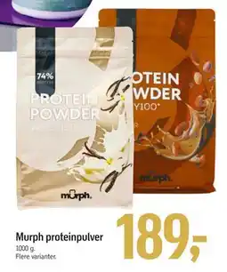 Føtex Murph proteinpulver, DKK 189 tilbud